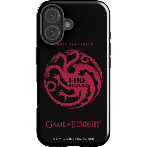 Game of Thrones: House Targaryen iPhone 16 Impact Case