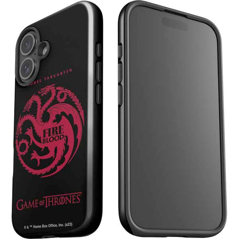 Game of Thrones: House Targaryen iPhone 16 Plus Impact Case