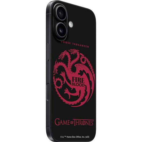 Game of Thrones: House Targaryen iPhone 16 Plus Skin