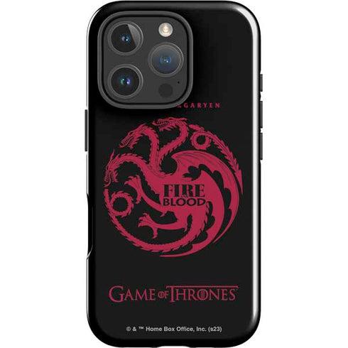Game of Thrones: House Targaryen iPhone 16 Pro Max Impact Case