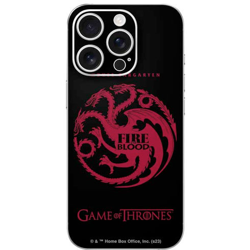 Game of Thrones: House Targaryen iPhone 16 Pro Skin