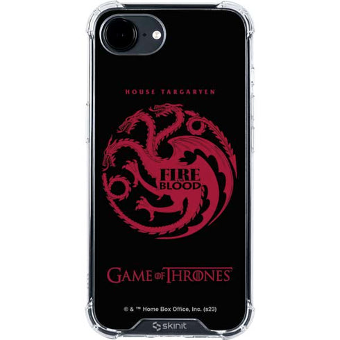 Game of Thrones: House Targaryen iPhone 16e Clear Case