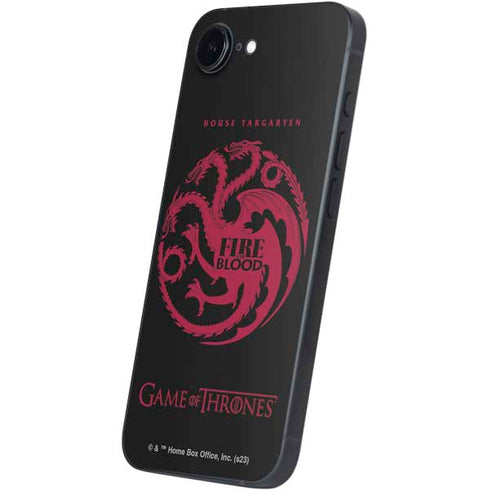 Game of Thrones: House Targaryen iPhone 16e Skin