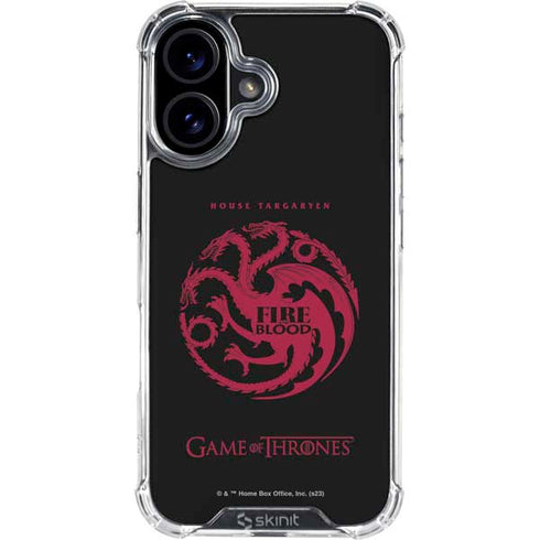 Game of Thrones: House Targaryen iPhone 17 Clear Case