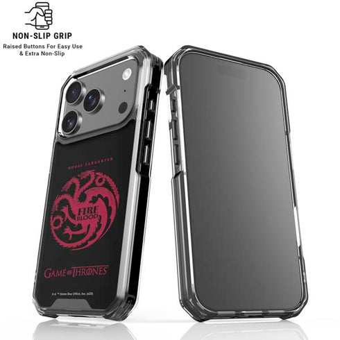 Game of Thrones: House Targaryen iPhone 17 Pro Clear Case