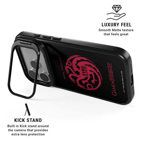 Game of Thrones: House Targaryen iPhone 17 Pro Kickstand Case
