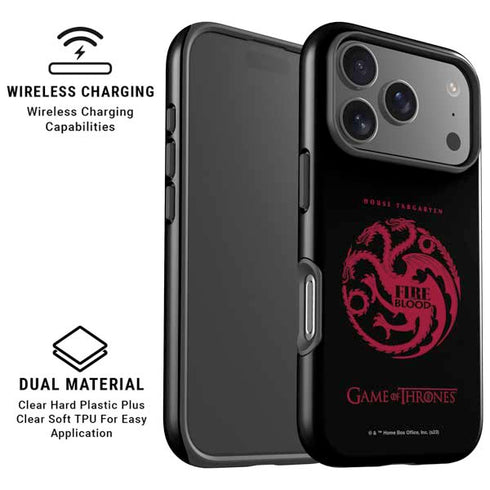 Game of Thrones: House Targaryen iPhone 17 Pro Magsafe Impact Case