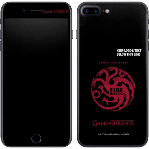 Game of Thrones: House Targaryen iPhone 7 Plus Skin