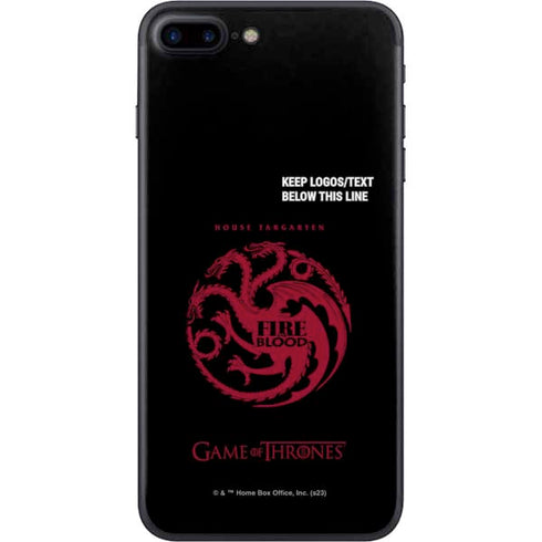 Game of Thrones: House Targaryen iPhone 8 Plus Skin