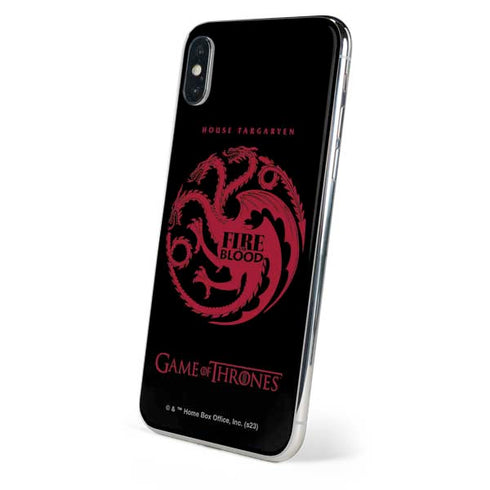 Game of Thrones: House Targaryen iPhone X Skin
