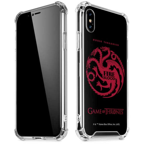 Game of Thrones: House Targaryen iPhone X/XS Clear Case