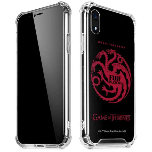Game of Thrones: House Targaryen iPhone XR Clear Case