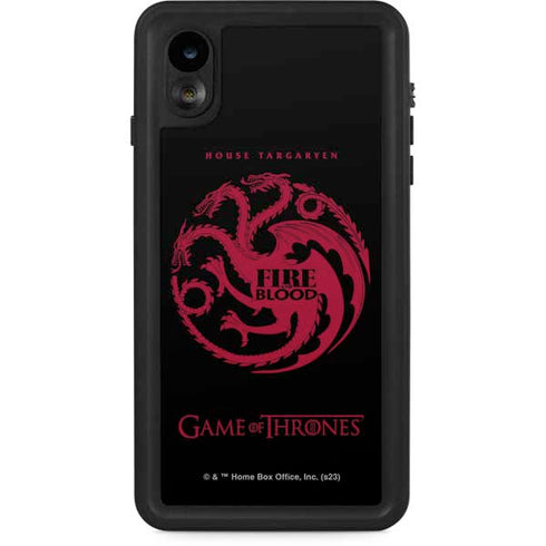 Game of Thrones: House Targaryen iPhone XR Waterproof Case