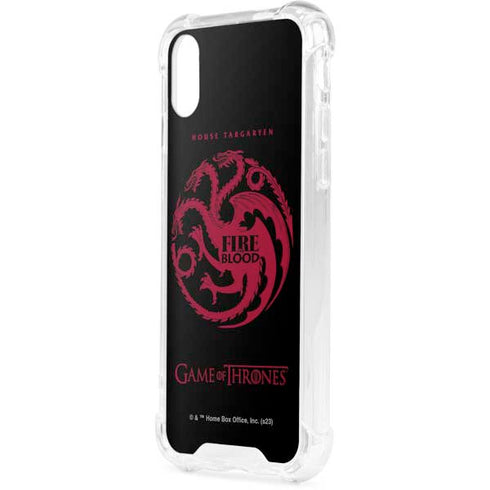 Game of Thrones: House Targaryen iPhone XS Clear Case