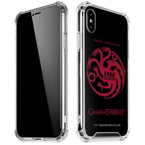 Game of Thrones: House Targaryen iPhone XS Max Clear Case