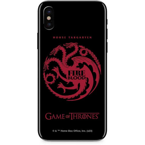 Game of Thrones: House Targaryen iPhone XS Max Skin