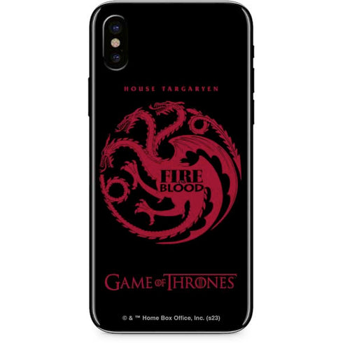Game of Thrones: House Targaryen iPhone XS Skin