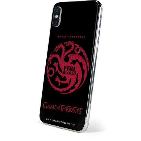 Game of Thrones: House Targaryen iPhone XS Skin