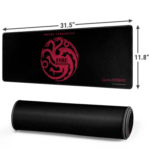 Game of Thrones: House Targaryen Gaming Mouse Pad