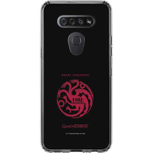 Game of Thrones: House Targaryen LG K51/Q51 Clear Case