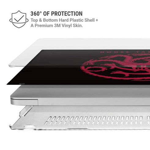 Game of Thrones: House Targaryen MacBook Pro 16in (2019-20) Case plus Skin