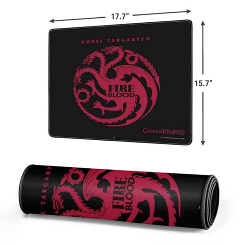 Game of Thrones: House Targaryen Gaming Mouse Pad