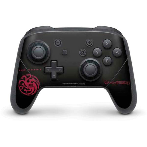 Game of Thrones: House Targaryen Nintendo Switch Pro Controller Skin
