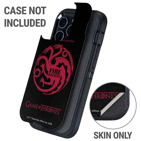 Game of Thrones: House Targaryen Otterbox Defender iPhone Skin