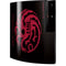 Game of Thrones: House Targaryen Playstation 3 & PS3 Skin