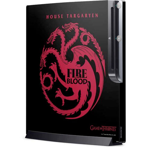 Game of Thrones: House Targaryen Playstation 3 & PS3 Slim Skin
