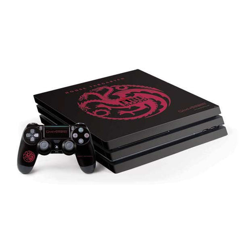 Game of Thrones: House Targaryen PS4 Pro Bundle Skin