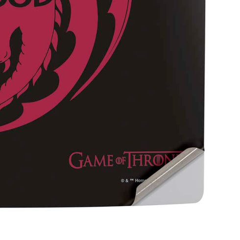 Game of Thrones: House Targaryen PS5 Pro Disk Console Skin