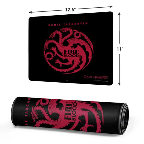 Game of Thrones: House Targaryen Gaming Mouse Pad