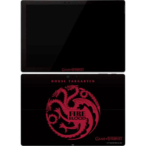 Game of Thrones: House Targaryen Surface Pro 7 Skin