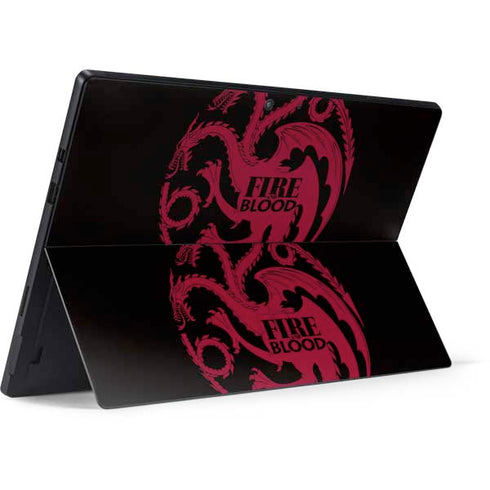 Game of Thrones: House Targaryen Surface Pro 7 Skin