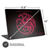 Game of Thrones: House Targaryen Universal Laptop 17in (13.8 x 10in) Skin