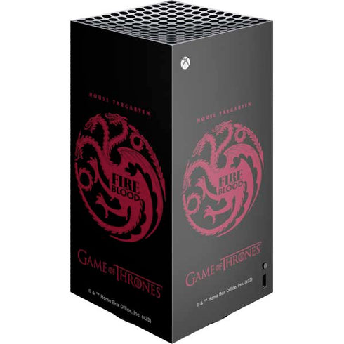 Game of Thrones: House Targaryen XBox Series X Digital Edition Console Skin