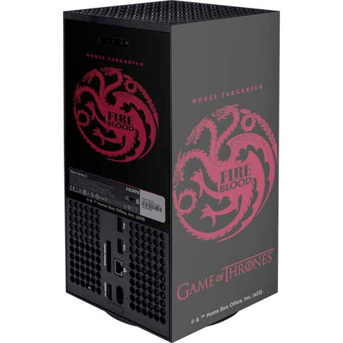 Game of Thrones: House Targaryen XBox Series X Digital Edition Console Skin