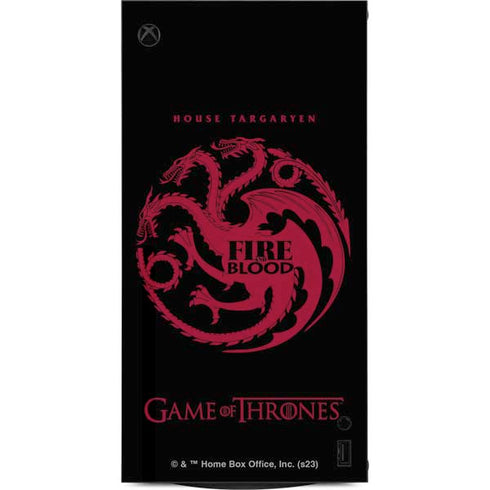 Game of Thrones: House Targaryen XBox Series X Digital Edition Console Skin