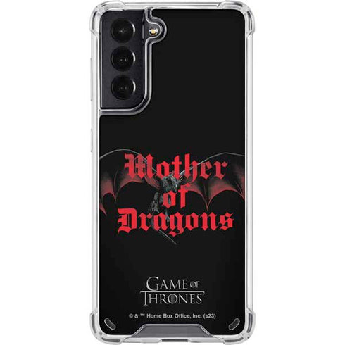 Game of Thrones: Mother of Dragons Galaxy S21 5G Clear Case