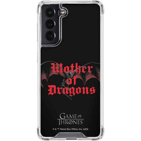 Game of Thrones: Mother of Dragons Galaxy S22 Clear Case