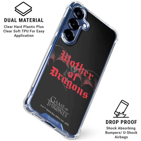 Game of Thrones: Mother of Dragons Galaxy S25 Clear Case