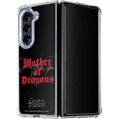 Game of Thrones: Mother of Dragons Galaxy Z Fold5 5G Clear Case