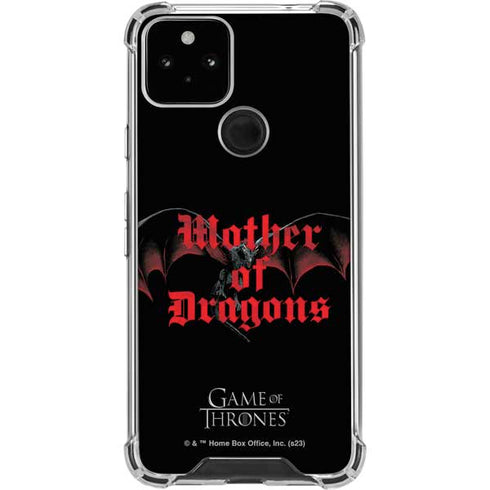 Game of Thrones: Mother of Dragons Google Pixel 5 Clear Case