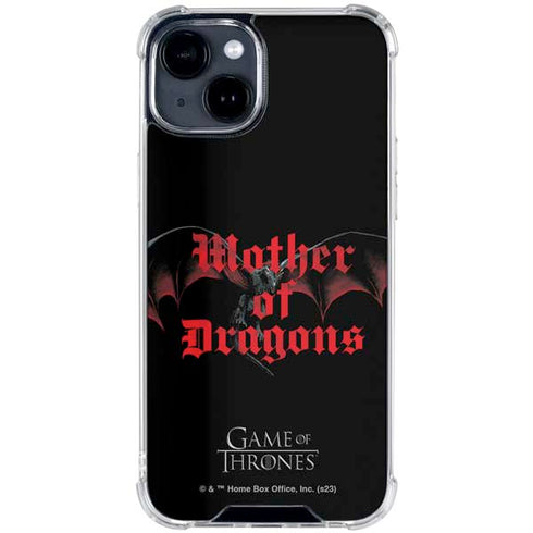 Game of Thrones: Mother of Dragons iPhone 15 Plus Clear Case