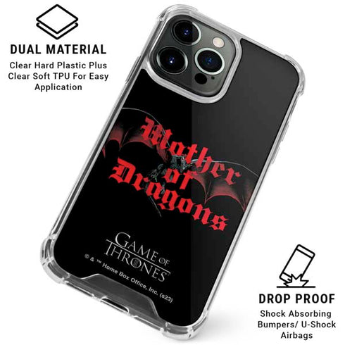 Game of Thrones: Mother of Dragons iPhone 15 Pro Max Clear Case