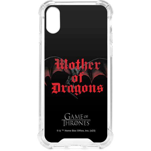 Game of Thrones: Mother of Dragons iPhone XS Clear Case
