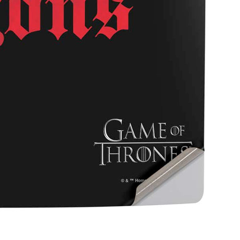Game of Thrones: Mother of Dragons PS5 Pro Disk Console Skin