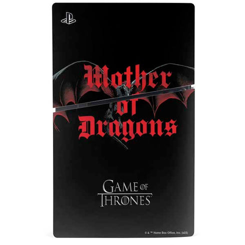 Game of Thrones: Mother of Dragons PS5 Slim Disk Console Skin