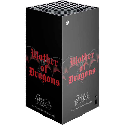 Game of Thrones: Mother of Dragons XBox Series X Digital Edition Console Skin